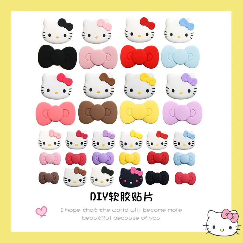 Small three dimensional accessories with bow, slippers, phone case