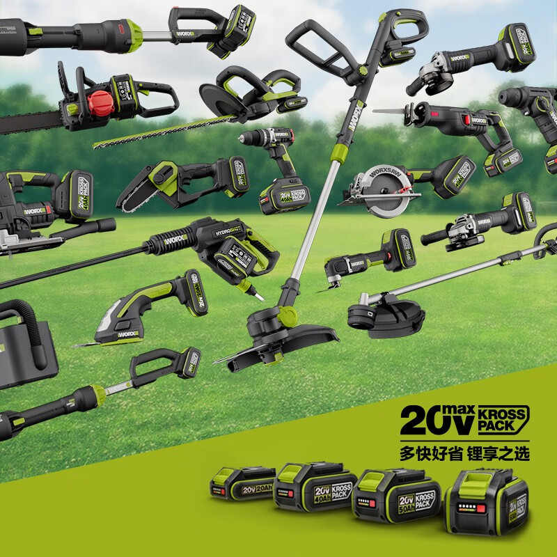 WIX 20V sin escobillas sierra de cadena de litio WD331 sierra de madera doméstica recargable mini prenda de ramas y árboles de corte de árboles artefactos