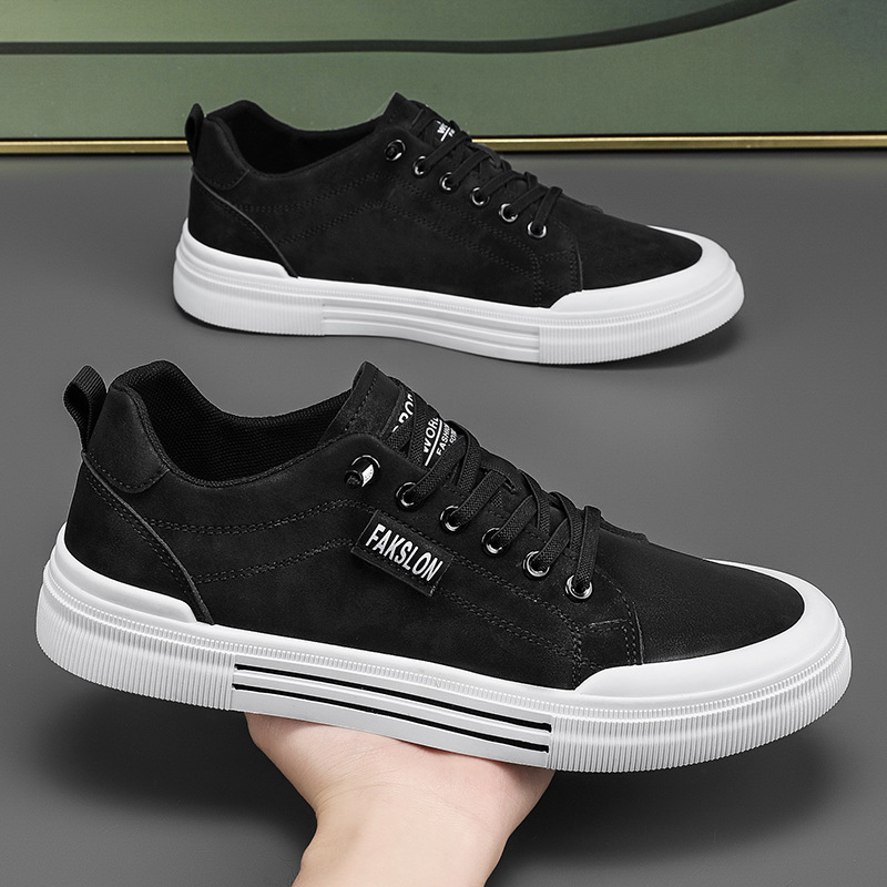 2025 primavera nuevas zapatillas de deporte para hombre moda coreana adolescente todo fósforo casual zapatos blancos estudiantes zapatos de moda para hombres