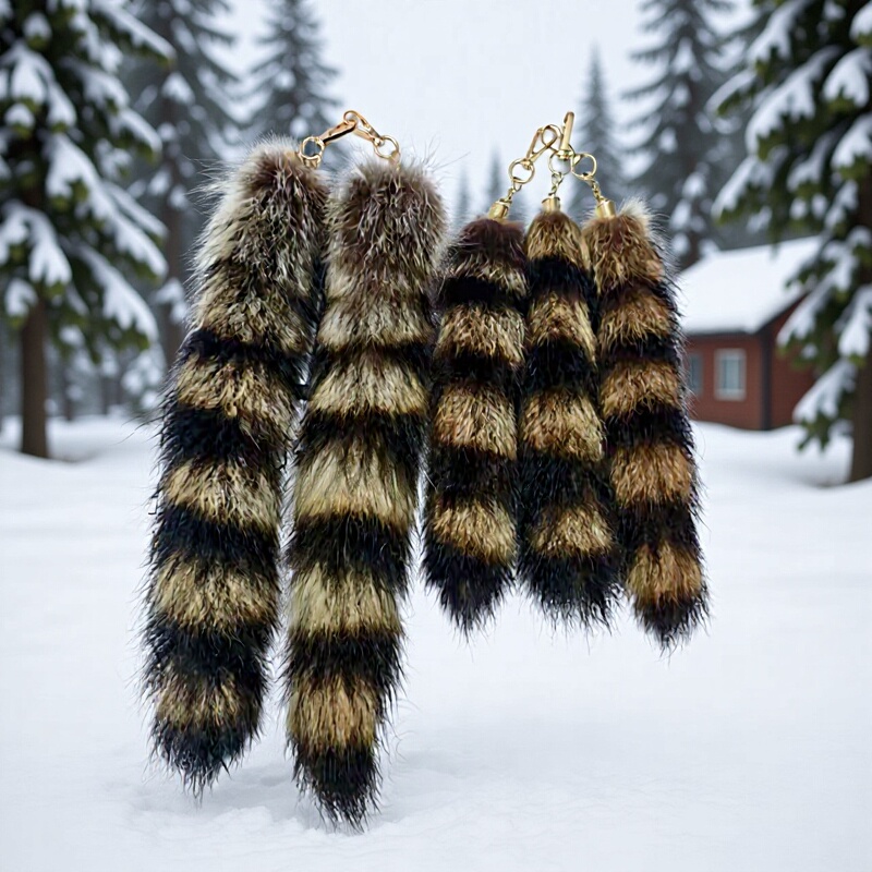 Little Raccoon Tail Key Pendant Jewelry Electric Vehicle Car Keychain Pendant Plush Bag Pendant American Raccoon Little Raccoon Tail Key Pendant Jewelry Electric Vehicle Car Keychain Pendant Plush Bag Pendant American Raccoon