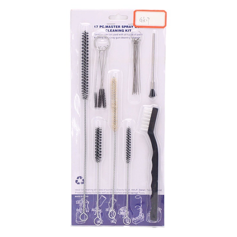 Набор для чистки аэрографа Jujian: насадка-кисть для тату, механическая игла, нейлоновая щетка, для трансграничной торговли, хит продаж
