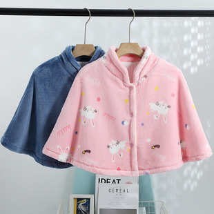Winter Flannel Women's Cervical Spine Protection Shawl Postpartum Maternal Breastfeeding Shawl Sleeping Warm Shoulder Protection Shawl to Prevent Cold
