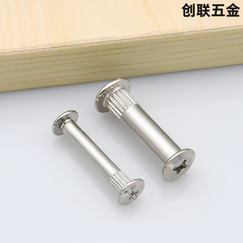 Tornillo de madera contrachapada M4 Tornillo de madera contrachapada M6 tornillo hebilla tuerca niño y madre Cierre de tornillo conector de madera