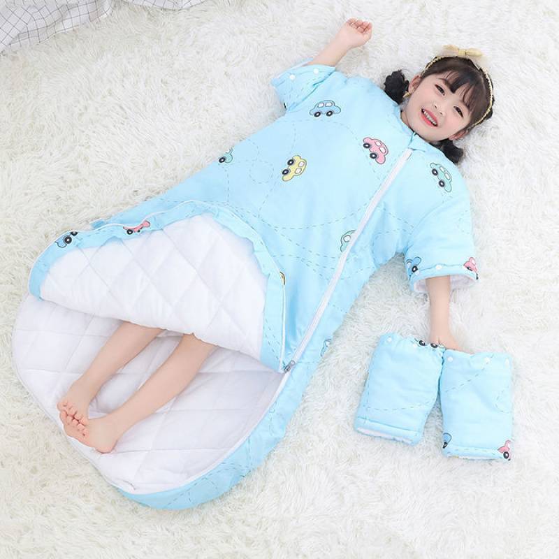 Children's Sleeping Bag for Babies, Middle-Aged and Older Kidsren, Anti-Kick Quilt Artifact, Thickeneded in Spring, Autumn and Winter