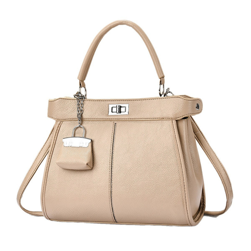 Colgar bolso de color contrastante 2025, nuevo bolso de hombro de gran capacidad de verano, mochila de viaje casual Handbag