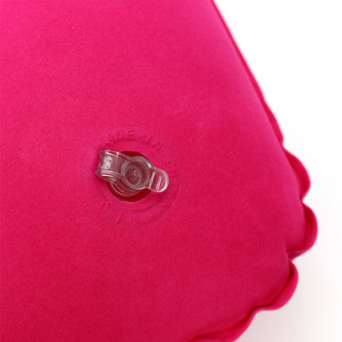 Inflatable pillow U-shaped U-shaped pillow outdoor travel tourism three treasures PVC flocking camping plane pillow 