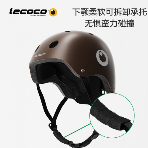 lecoco children's helmet safety helmet baby toddler anti-fall protective gear set children's scooter protective gear four-piece set