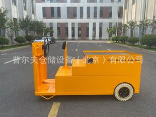 Station driving electric tractor battery trailer head truck with track trailer transfer tool car Beijing maintenance