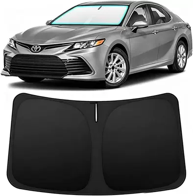 Customized Toyota Car-Specific Sunshade for Sun Protection and Heat Insulation, Foldable Sunshade for Camry, Rav4, Prius (Sun shade) - camry-exclusive-14075cm