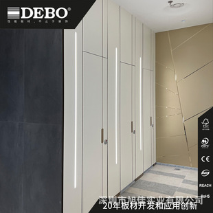 Zhuhai Foshan Bathroom Partition Toilet Anti-Better Composite Honeycomb Board Processing Custom Installation Thickeneded Household