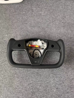 Steering wheel: 3 YModel3/Y aircraft steering - new-yoke-steering-wheel-without-cover