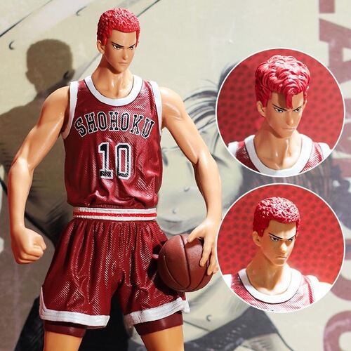 Slam Dunk Master Figure Oversized Set Sakuragi Hanamichi Rukawa Maple Akagi Haruko Shohoku Basketball Color Boxed Model