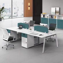 简约职员办公桌现代办公桌轻奢员工工位办公桌椅组合办公室员工桌