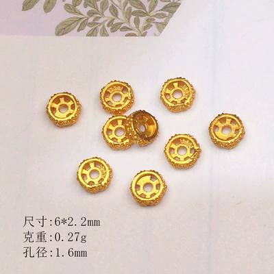 Spacer Beads Semi-Finished Products Wholesale Zərgərlik ara hissələri - faceted-beads-about-3-per-gram