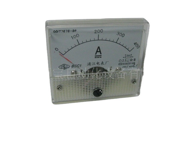 供应 小表头 机械表头 指针表 指针机械电流表85C1 400A(图)