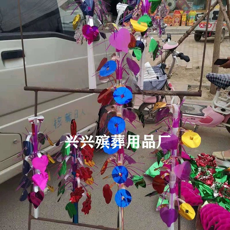 Оптовая Продажа с фабрики небольшой Семиэтажный плюс шип дойная корова высотой 1 метр похоронные принадлежности Qingming жертвенные принадлежности