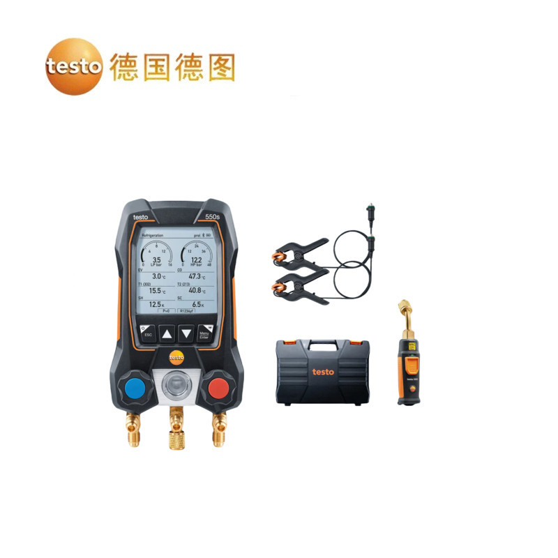 testo550S ����������ý����������ǯ���¶�̽ͷѹ�����յ��ӷ���