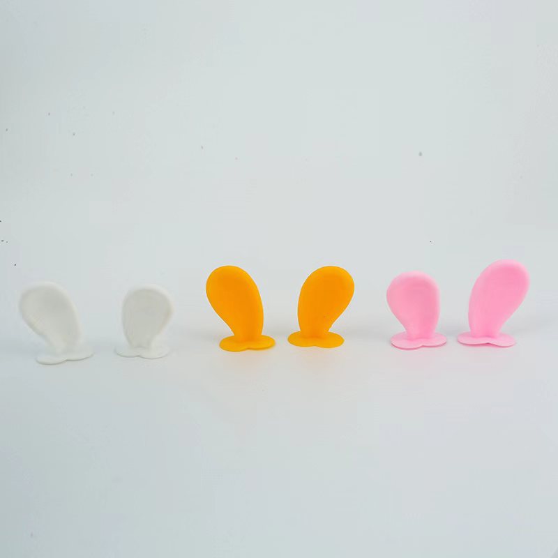 Manufacturers wholesale electric vehicle helmets, decorative accessories, cute rabbit ears, cartoon cute, DIY Korean version male and female ornaments