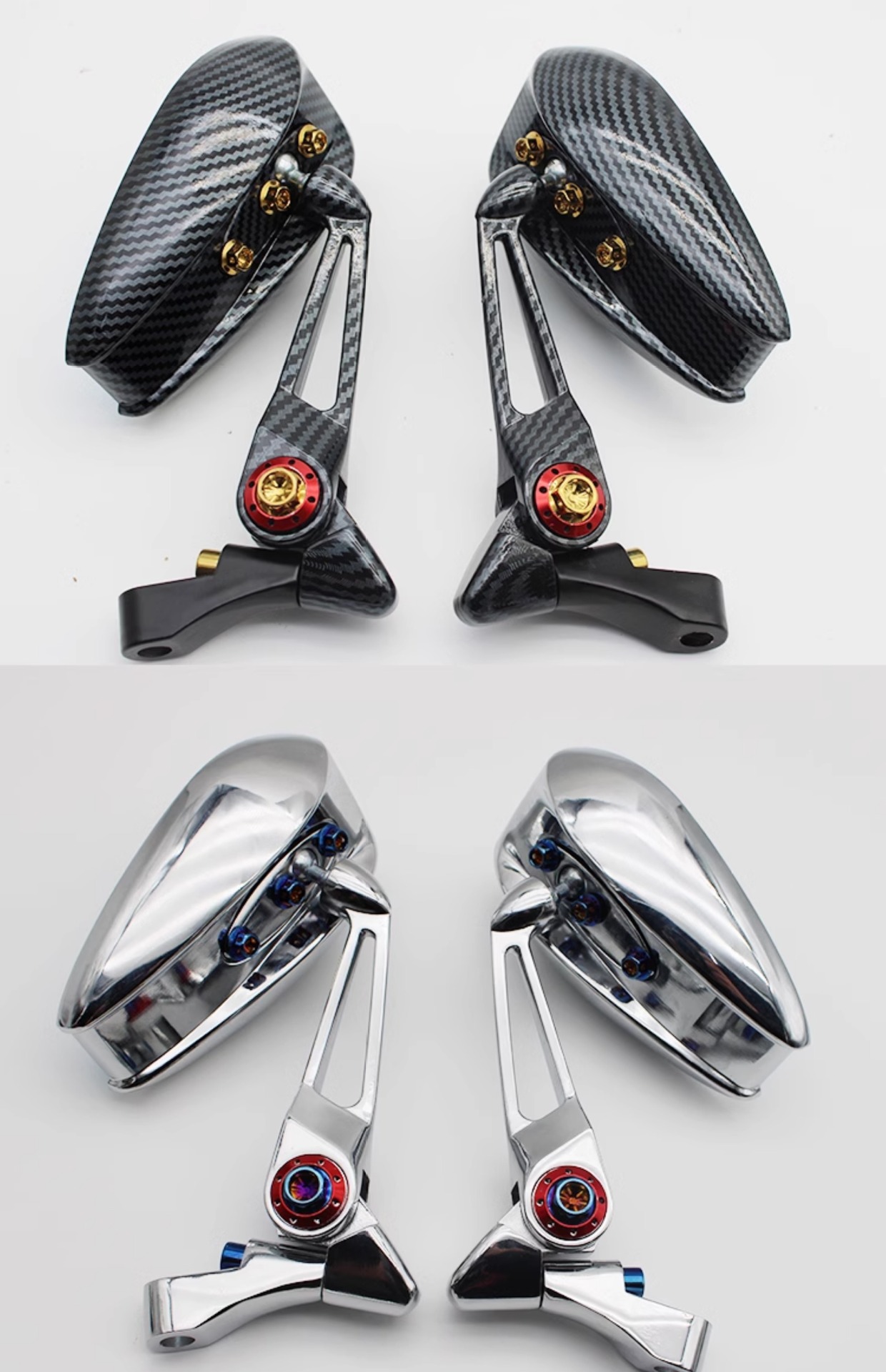Suitable for Aos4 Rearview Mirror Suitable for Nz/Mz Cow Nxt Electric Vehicle Uy Motorcycle Motherland Modified Screw Reverse
