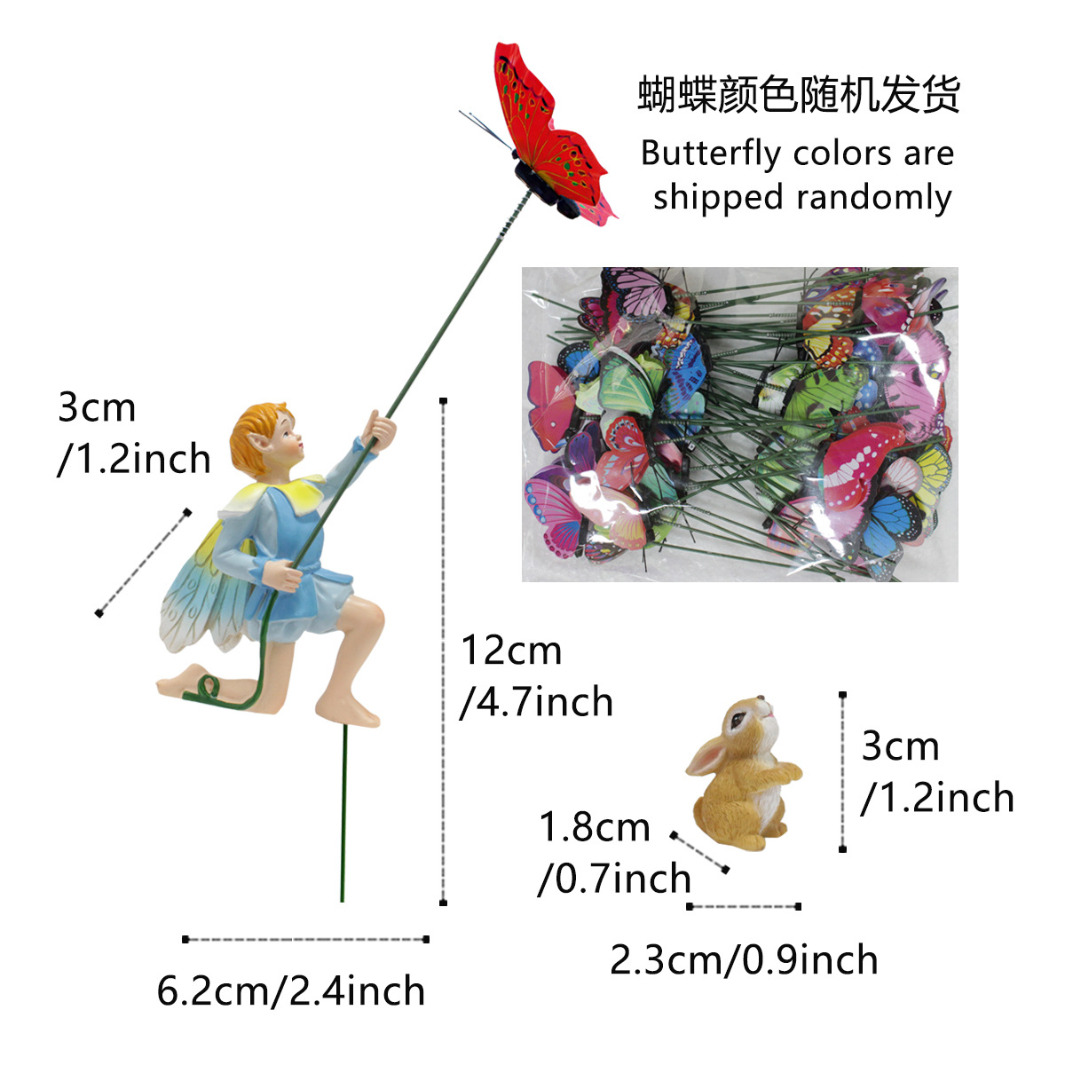   decoration balcony garden decoration flower pot decoration kite boy flower pot plant pot plug-in