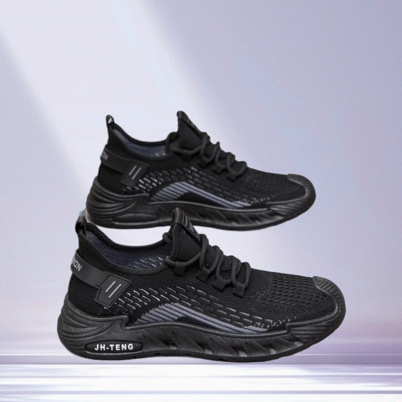 Large Size Men's Shoes, Summer Breathable Thin Mesh Men's Sports and Leisure Running Lightweight Trendy Shoes for Men