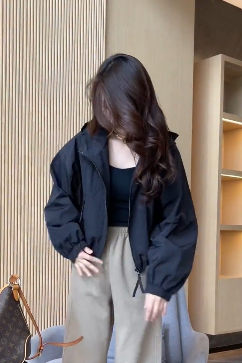 블랙 [더블 레이어 봄, 가을 스타일]