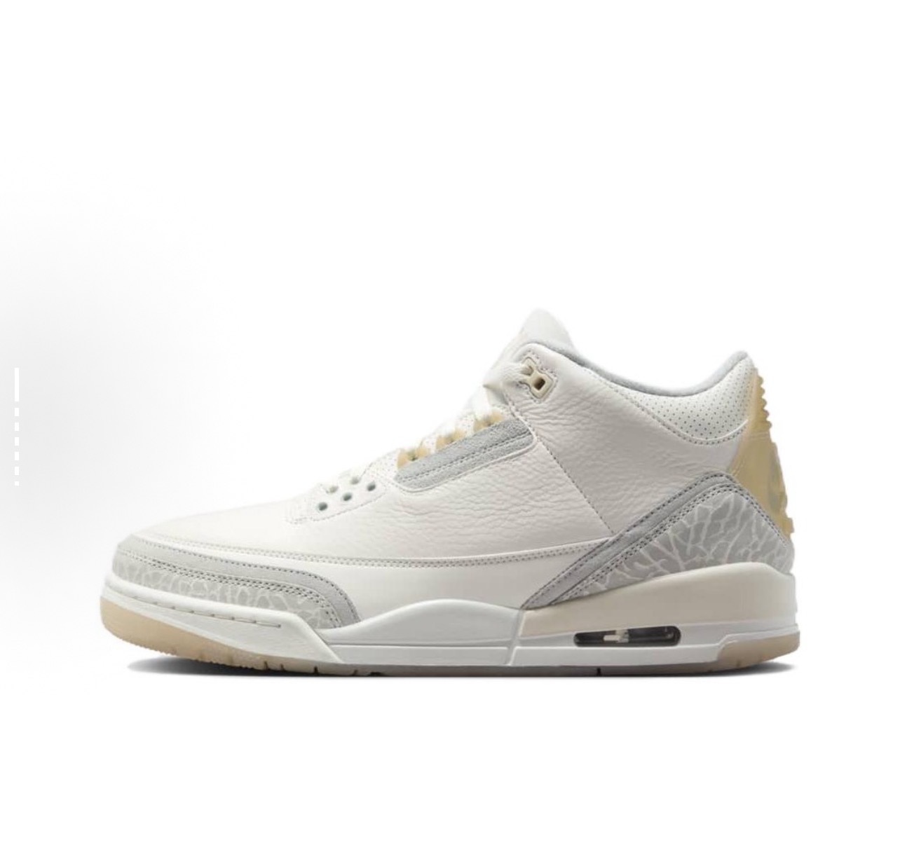 AJ3 미드탑 아이보리 화이트