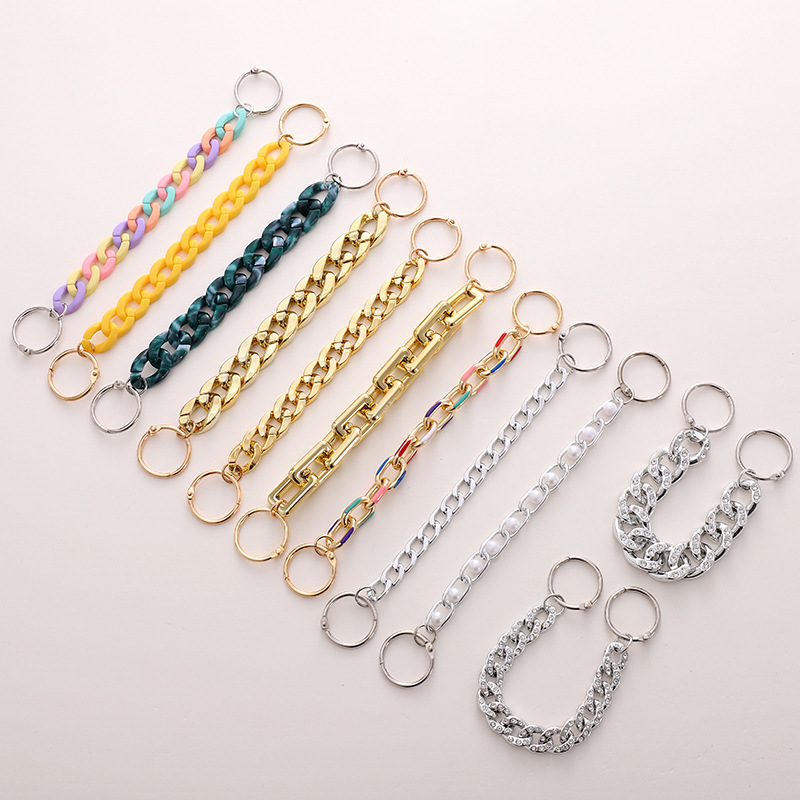 New Amazon Crocs Shoe Chain DIY Jewelry Accessories Handmade Beaded Chain Shoe Buckle Pendant Pendant Accessories