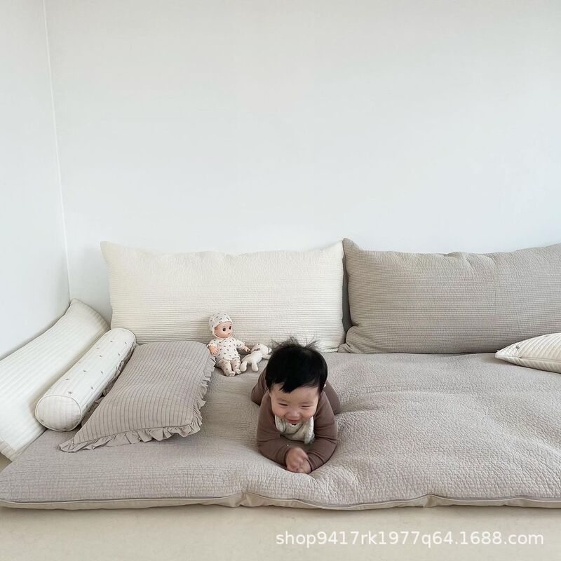 Autumn and Winter Warm Children's Mattress Baby Quilted Mattress Mat Baby Kindergarten Nap Mat Latex Mat Climbing Mat