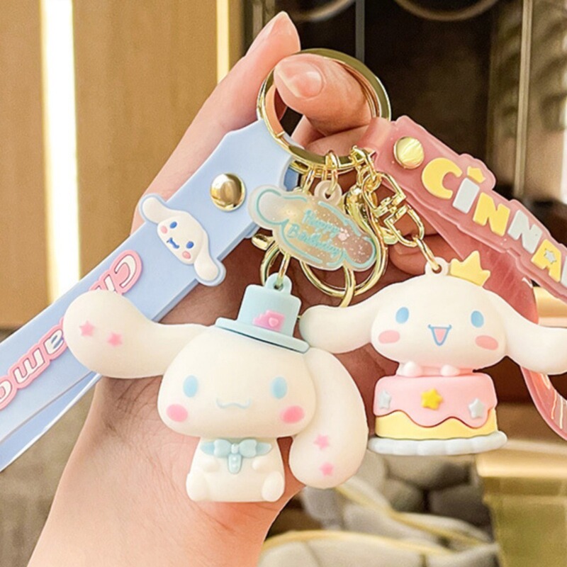 Creative Sanrio Big Ear Dog Yugui Dog Pendant Keychain Cartoon Cute Bag Key Chain Small Gift Hanging Ornaments Creative Sanrio Big Ear Dog Yugui Dog Pendant Keychain Cartoon Cute Bag Key Chain Small Gift Hanging Ornaments