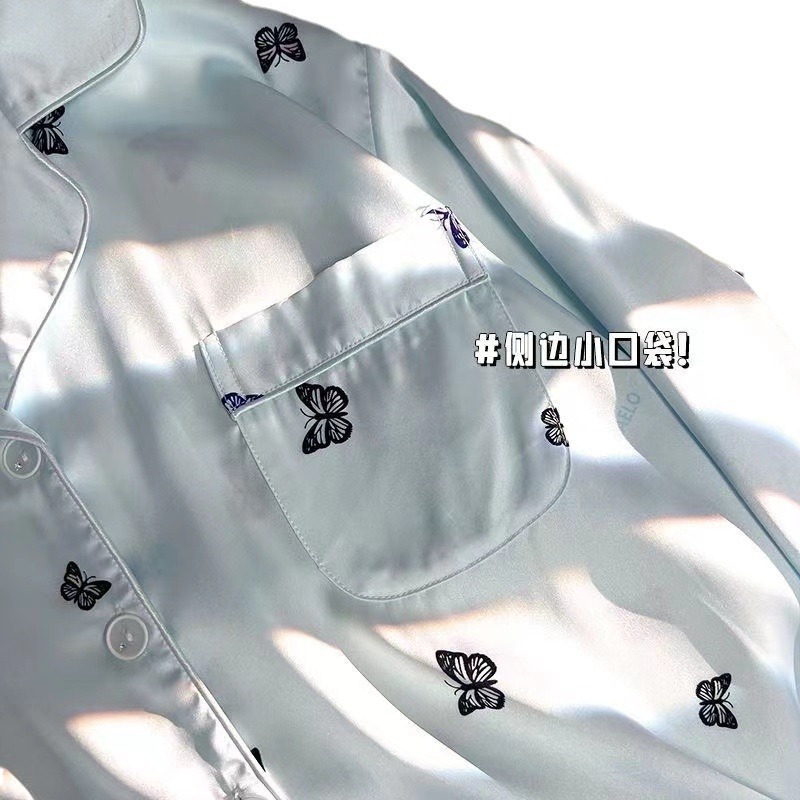 Demi-season silk pijama
