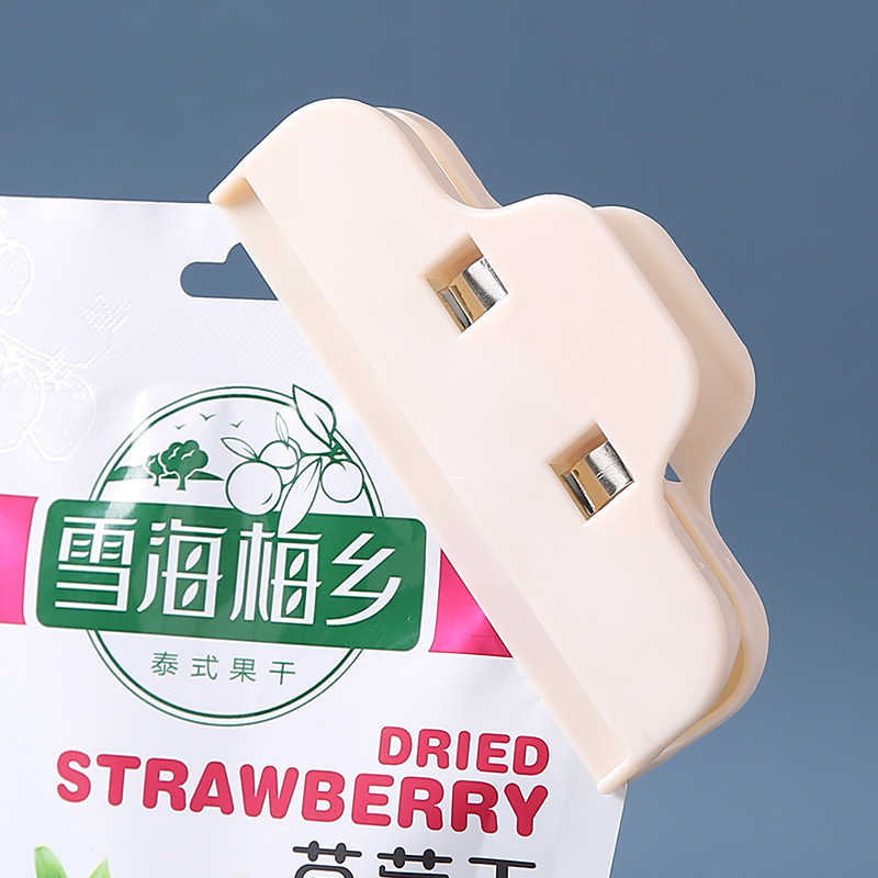 Clip de sellado Clip de sellado de bocadillos de cocina Clip de bolsa de alimentos fuerte Sello de bolsa de plástico Sello de conservación fresco a prueba de humedad