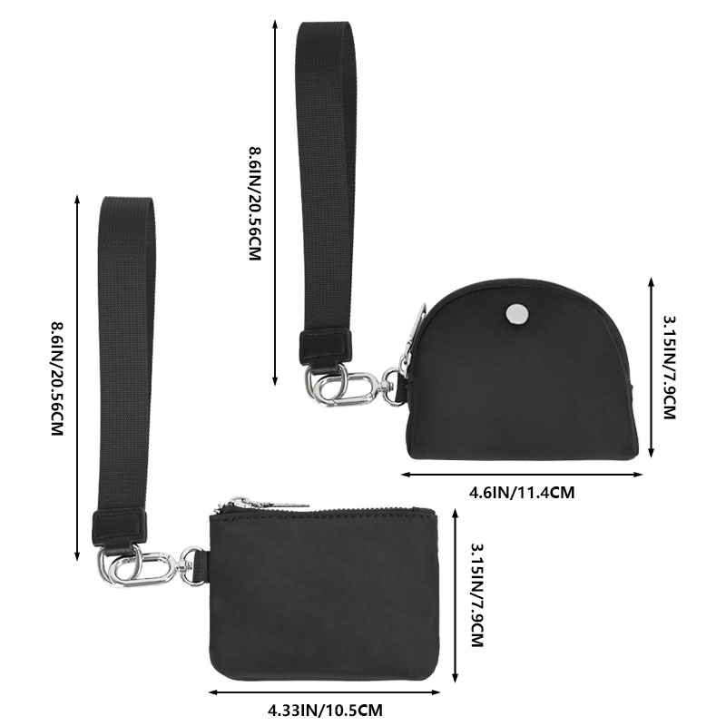 82g Weight Polyester Lining Material Zipper Closure Type Coin Purse Bags Type 1 Piece Quantity Daily Occasion Nylon Material Solid Color Pattern All Seasons Season Unisex Gender Simple Style Style Semicircle Shape Pink + White Black Black Gray Nylon Solid Color Semicircle Clutches 28