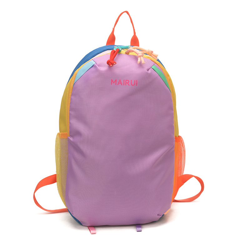 Mochila de dopamina de color contraste para niños y niñas, mochila escolar de gran capacidad, nuevo paquete de montaña infantil transfronterizo
