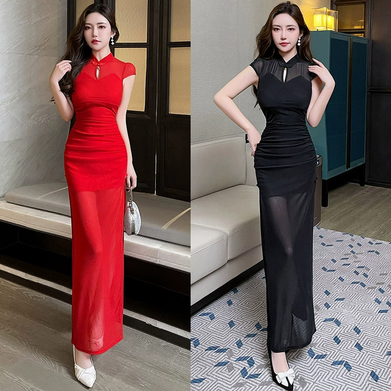 Sheongsam 2024 новый массаж сауна техник рабочая одежда сексуальный стройный темперамент