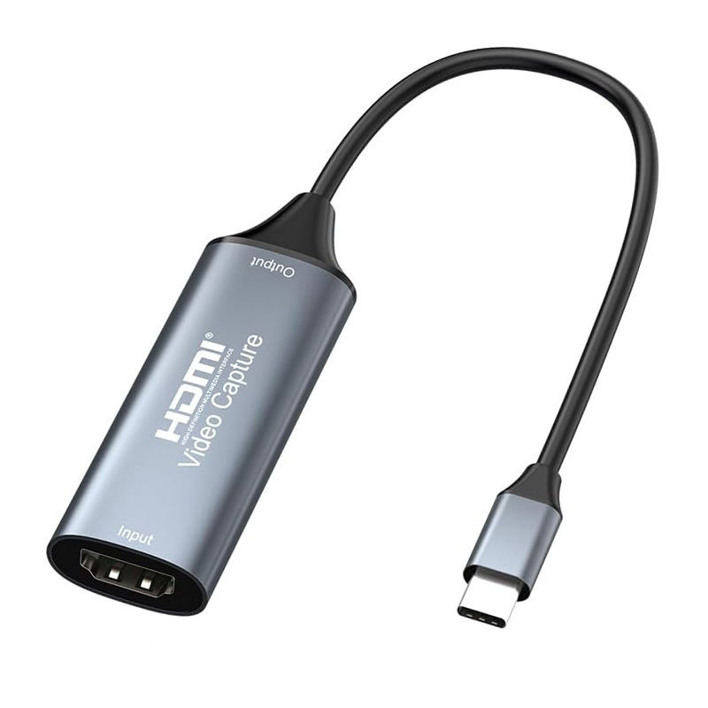 USB-C转HDTV视频采集卡TYPE-C USB1080P高清4K游戏直播视频采集器