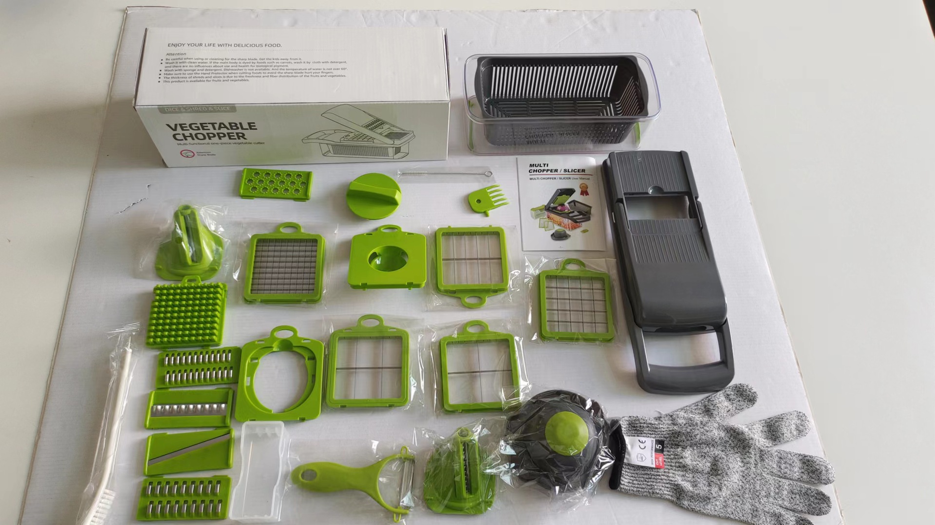 Nuevo cortador de verduras multifuncional transfronterizo, cortador de cebolla, cortador de tiras, cortador de papas, raspado, Amazon