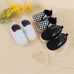 Spring and Autumn 0-1 year old baby shoes, anti-slip soft soled learning step shoes, casual baby shoes