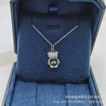 s925纯银跳动的心hot泰迪熊项链女灵动吊坠饰品情人节送女友链条