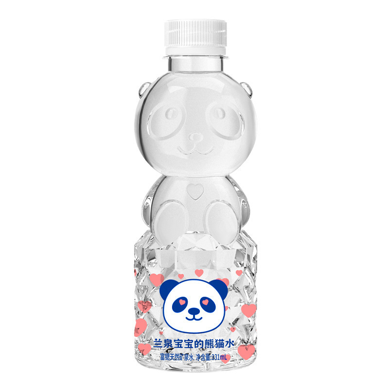 天然锶型矿泉水粉色财运猫331ml*12饮用水整箱水厂锶矿|undefined