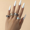 Fashionable small design resin, ring, European style, simple and elegant design