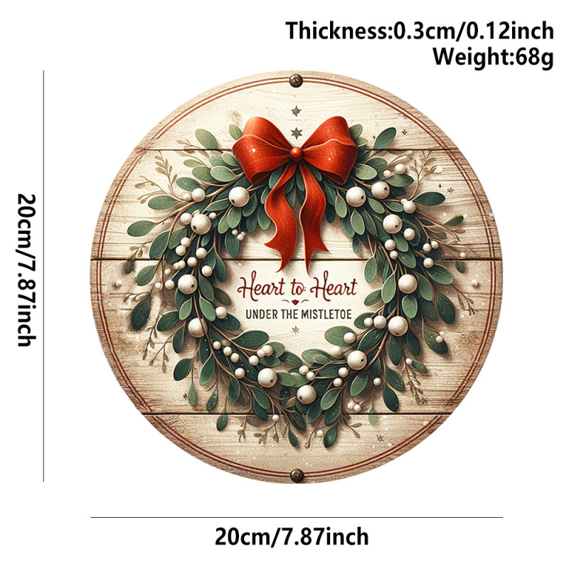 現物クリスマス円形ロゴ掛け木製クリスマス掛けシリーズ表札装飾クリスマスパーティーペンダント|undefined