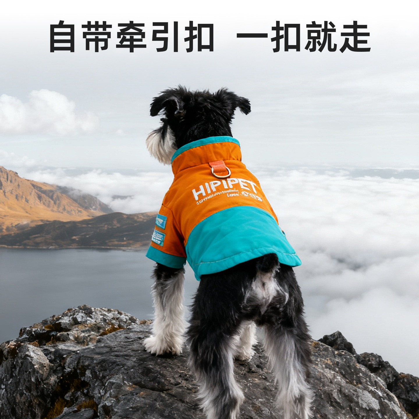 Otoño y invierno nuevo color contrastante empalme carga de dos piernas ropa de algodón perros pequeños y medianos perros gatos tracción ropa de mascotas image 4