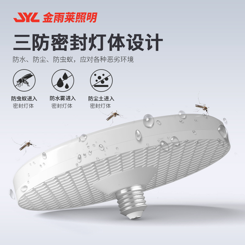 フルスペクトル LED 空飛ぶ円盤ライトホームベッドルーム省エネランプ e27 ネジ目の保護電球中山照明卸売|undefined