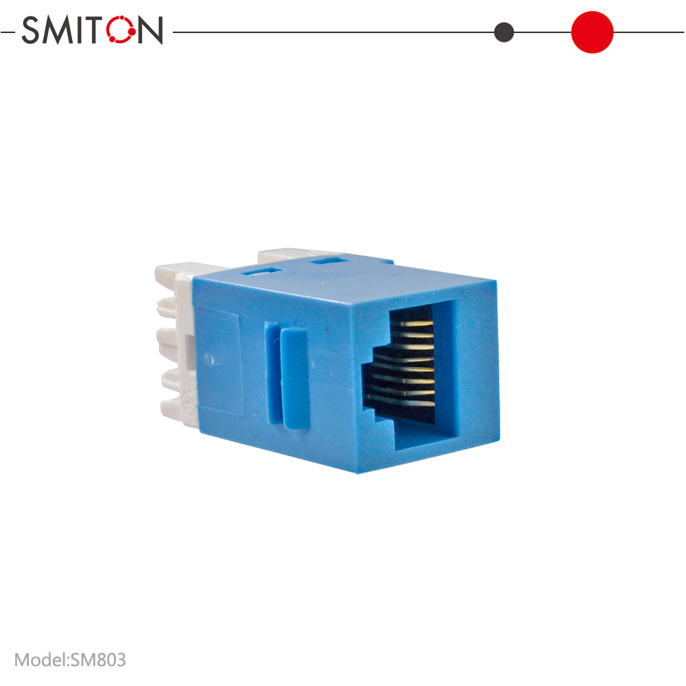 网络模块六类模块8P8C直插式超六类连接器