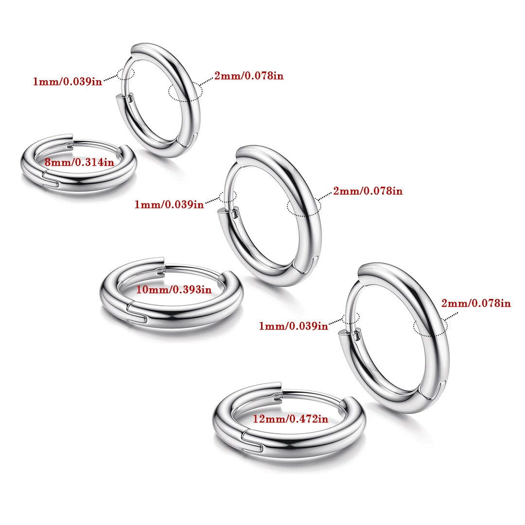 Универсальные простые серьги из нержавеющей стали для мужчин и женщин, простые и легкие роскошные серьги из титановой стали, оптовая продажа ювелирных изделий от производителя.