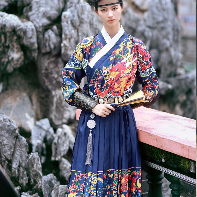 Ming Dynasty Flying Fish Suit Jin Yi Wei Spring Knife Unisex Traditional Chinese Style Hanfu Ancient Clothing for Men