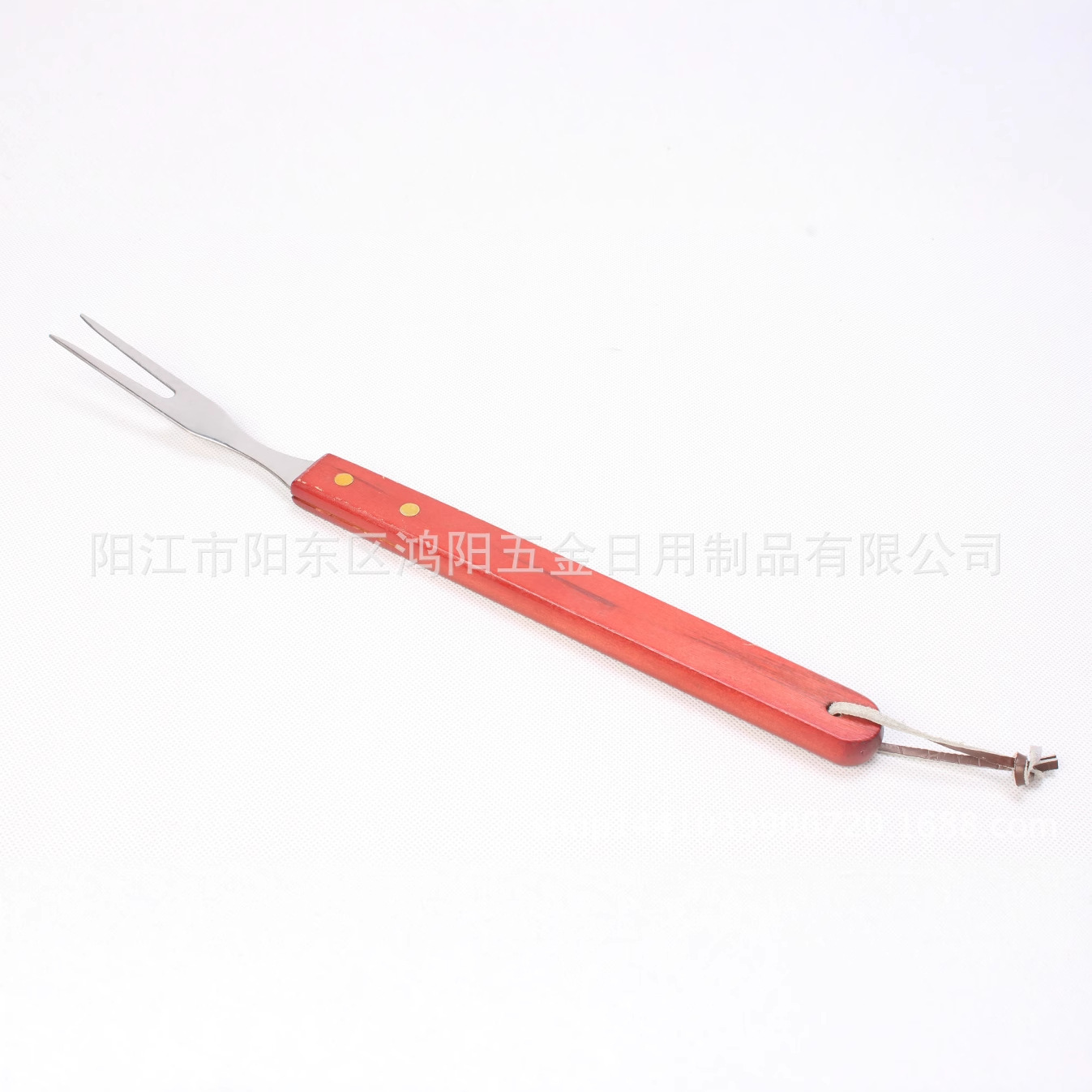 Suministro de fábrica nuevo mango de madera de acero inoxidable de 4 piezas conjunto de parrilla cuchillo tenedor pala clip herramienta suministros traje