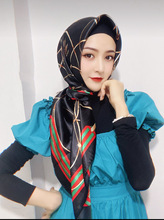 ��Ʒ90*90cm�󷽽�朗lӡ���z��Ůʿ���e�^������R������bawal
