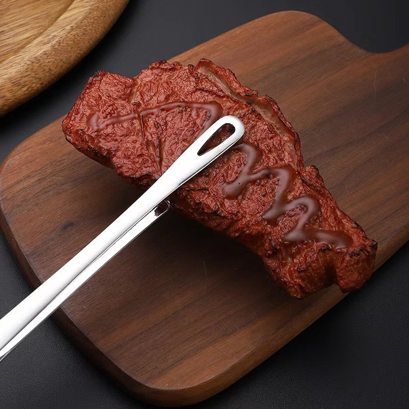 304ステンレス食品バーベキュークリップ家庭用延長焼肉厚いバイキングいちごキッチン韓国式焼肉|undefined